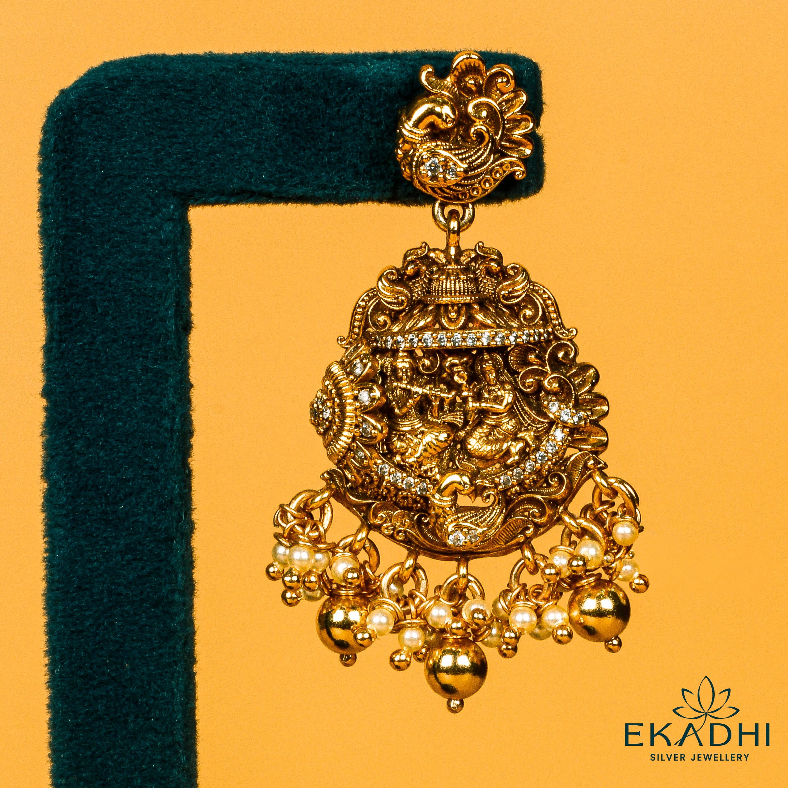 HJ7209 - NAKSHI CZ EARRING