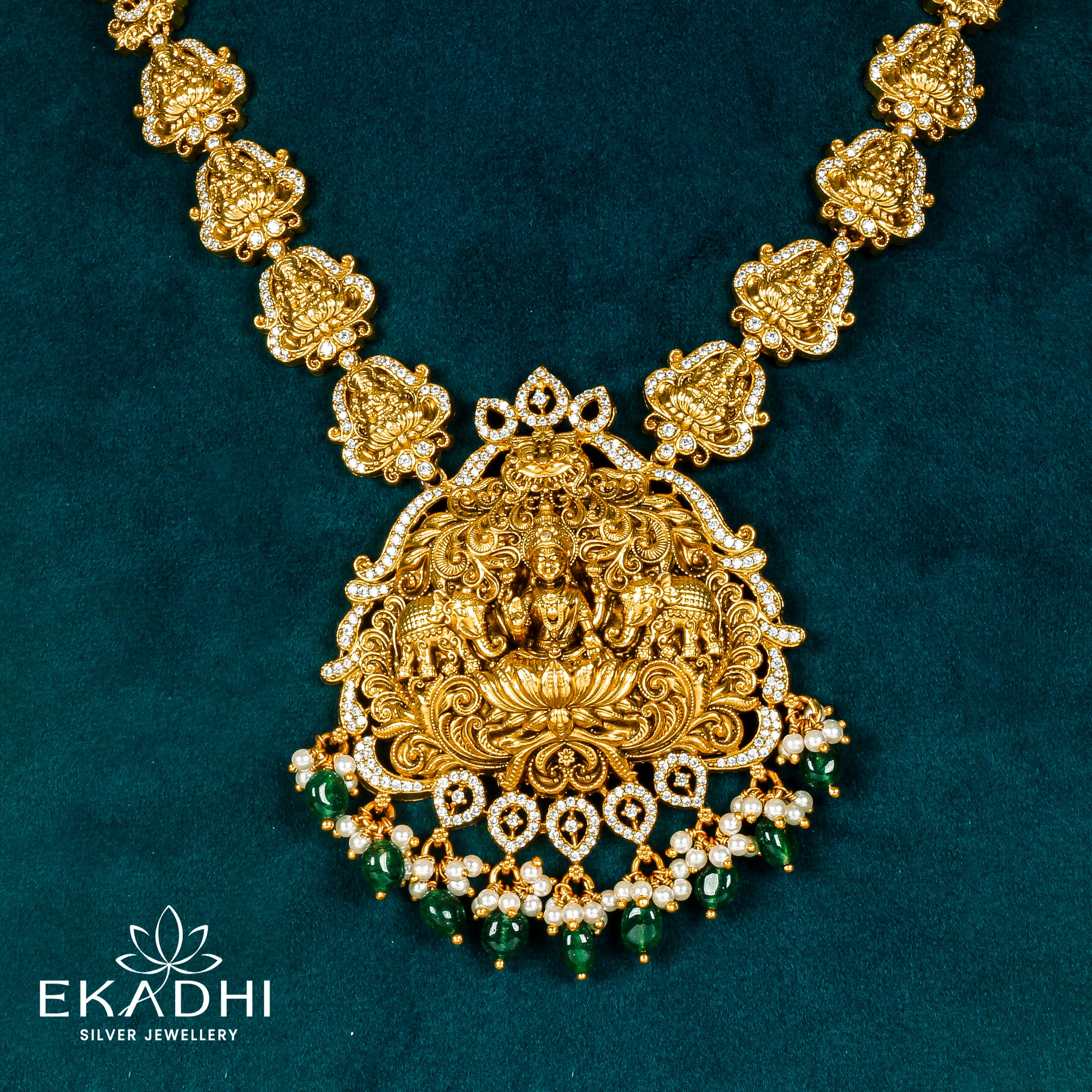 HJ8361 - NAKSHI CZ NECKLACE
