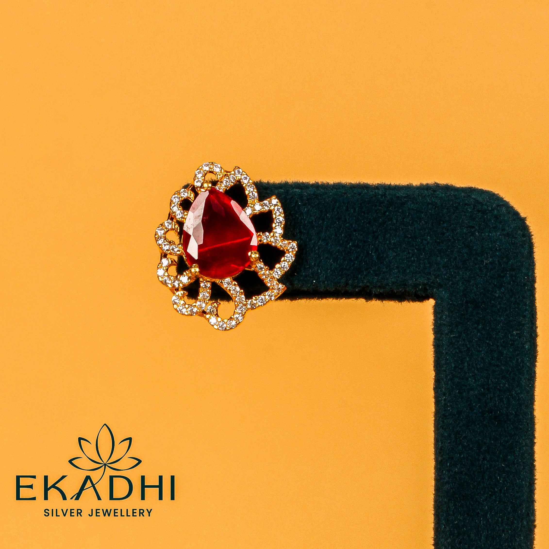 HJ8385 - CZ EARRING