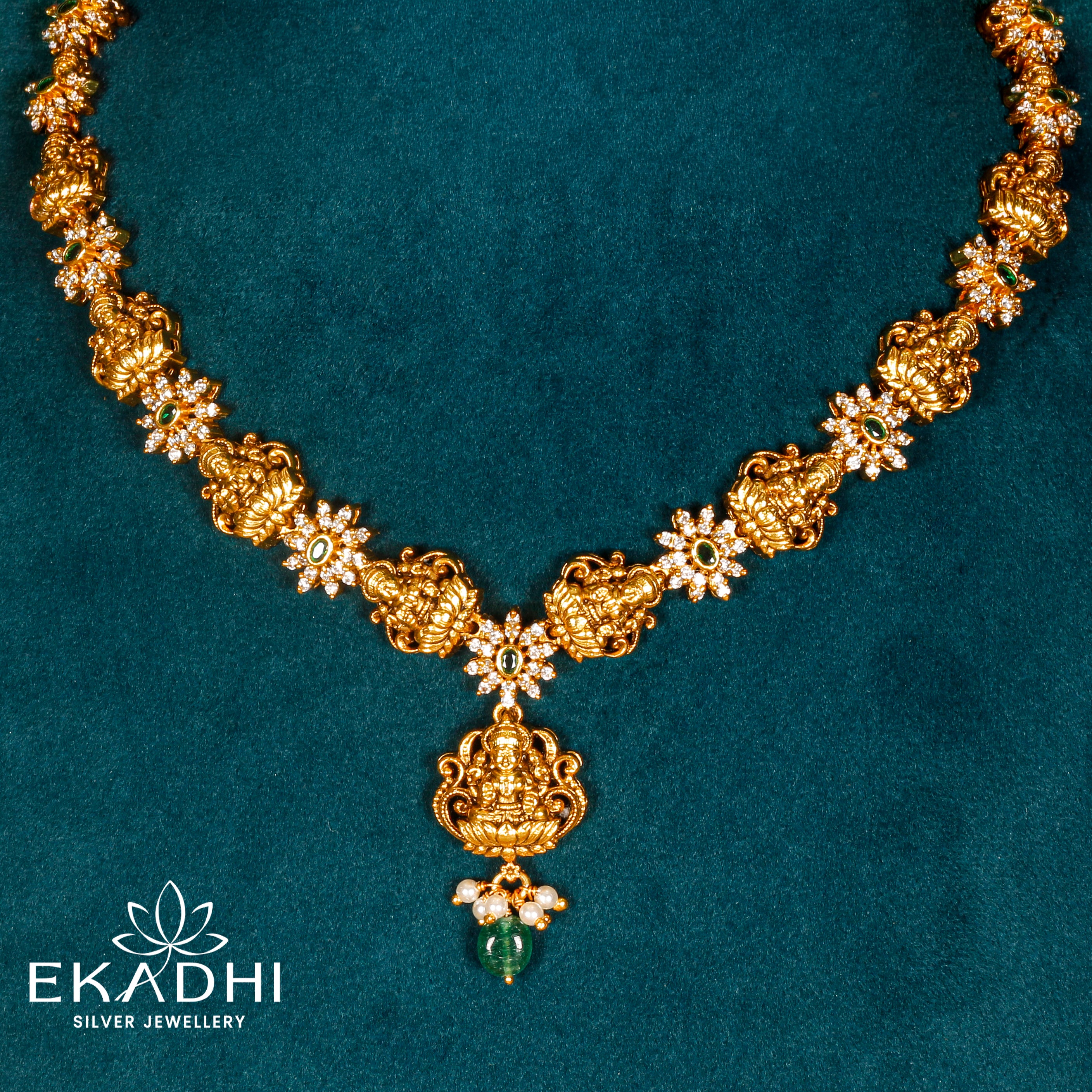 HJ8721 - NAKSHI CZ NECKLACE
