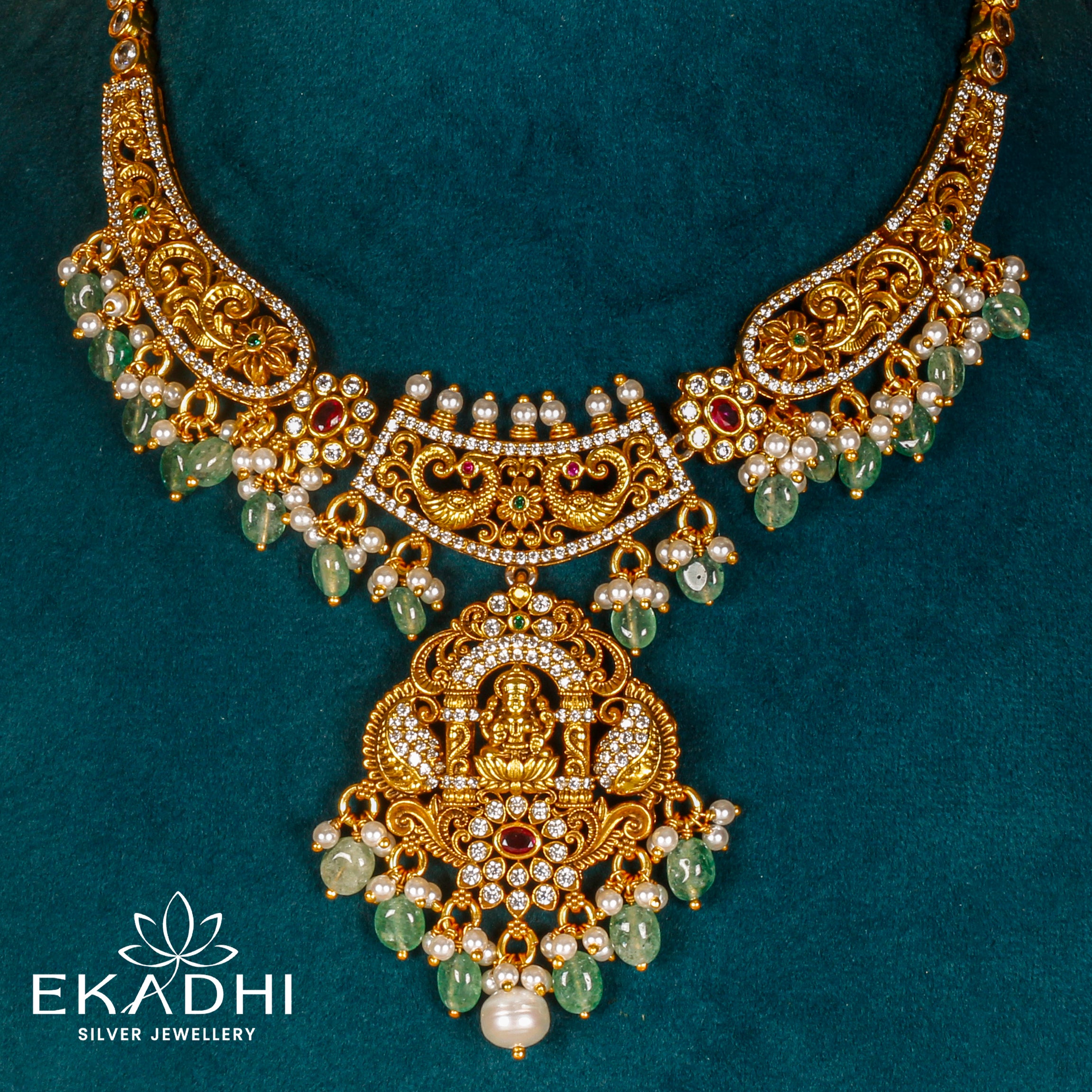HJ8735 - NAKSHI CZ NECKLACE