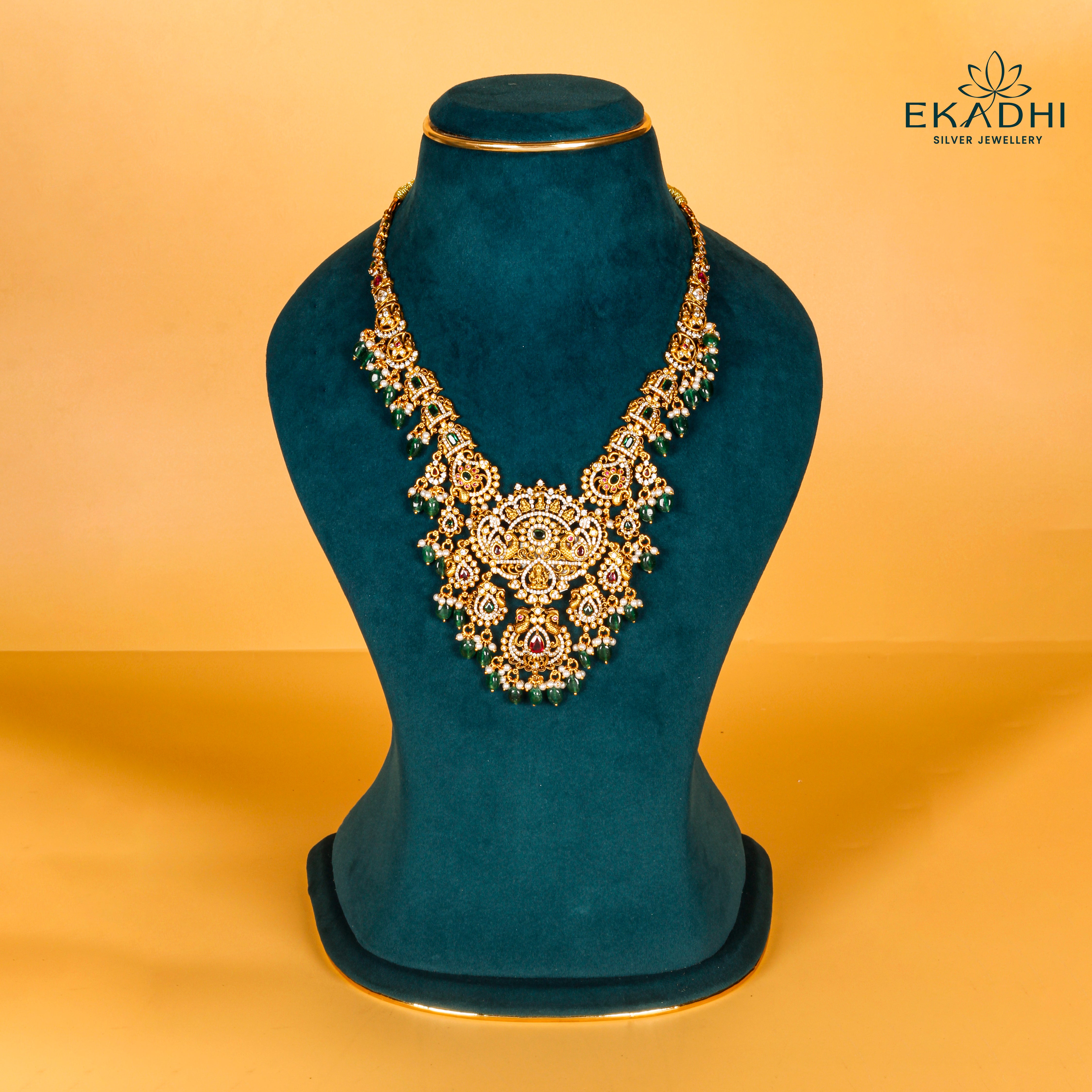 HJ8737 - NAKSHI CZ NECKLACE
