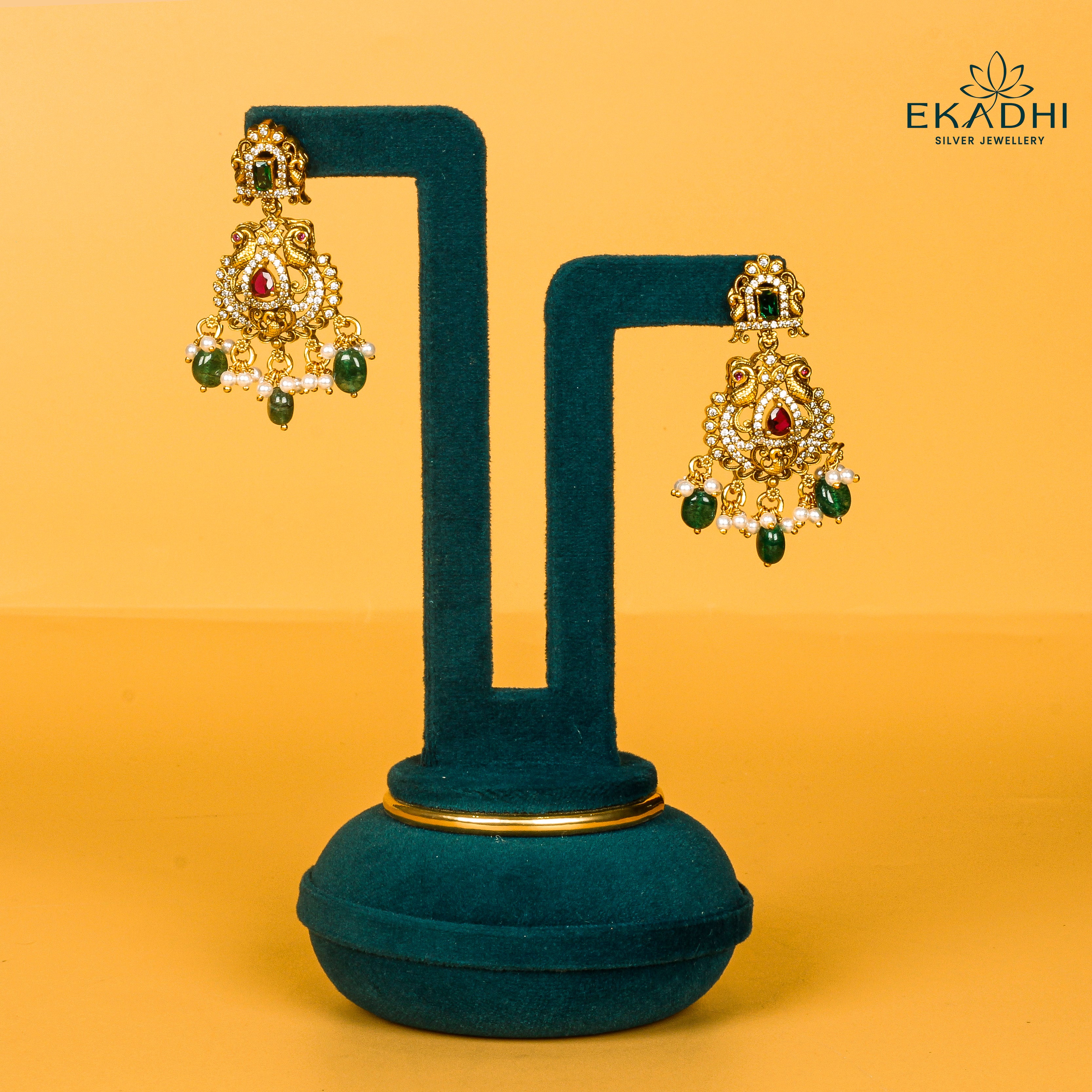 HJ8738 - NAKSHI CZ EARRING