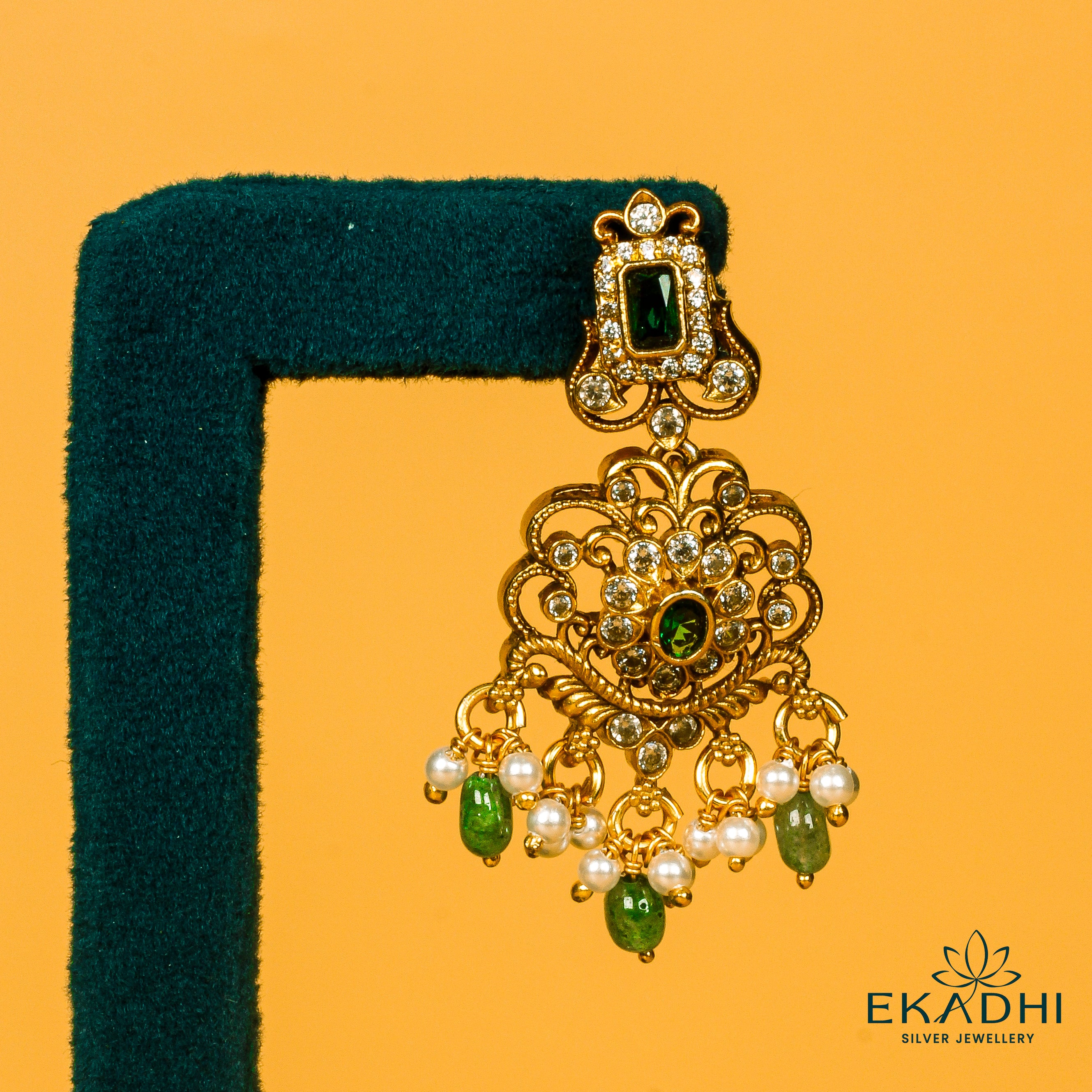 HJ8746 - NAKSHI CZ EARRING